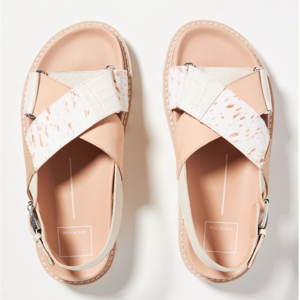 Dolce Vita Patchwork Platform Sandals - image 2